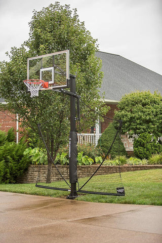 Silverback Basketball Yard Large (10 feet wide by 8 tall), White/Black