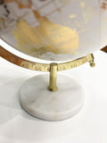 Abbott Collection 57-LATITUDE-01 Spinning Small Decorative Globe, Pink/Gold, ...