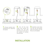 ASD Black 4 Inch LED Recessed Lighting Retrofit Square 5 CCT Selectable 2700K...