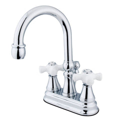 Kingston Brass KS2611PX Governor 4-Inch Centerset Lavatory Faucet with Brass ...