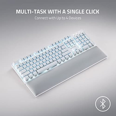 Razer Pro Type Ultra Wireless Mechanical Keyboard: Silent, Keyboard, White