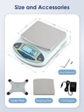 CGOLDENWALL Lab Scale 2000gX0.01 Gram High Precision Laboratory Balance Elect...