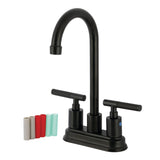 Kingston Brass KB8490CKL Kaiser Bar Faucet, 9-1/8" (L) x 4-3/4" (W) x 11-9/16...