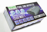 GoWISE Power 1500W Pure Sine Wave Power Inverter 12V DC to 120 V AC with 3 AC...