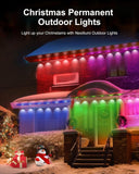 Permanent Outdoor Lights 130ft, Smart RGB LED Eaves Lights with 54 Scene Mode...