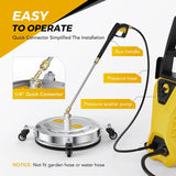 EVEAGE 15.5" Pressure Washer Surface Cleaner, Power Washer Surface Cleaner wi...