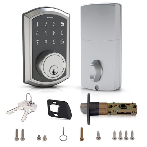 Honeywell Safes & Door Locks - Keyless Entry Door Lock with Touch Screen Keyp...