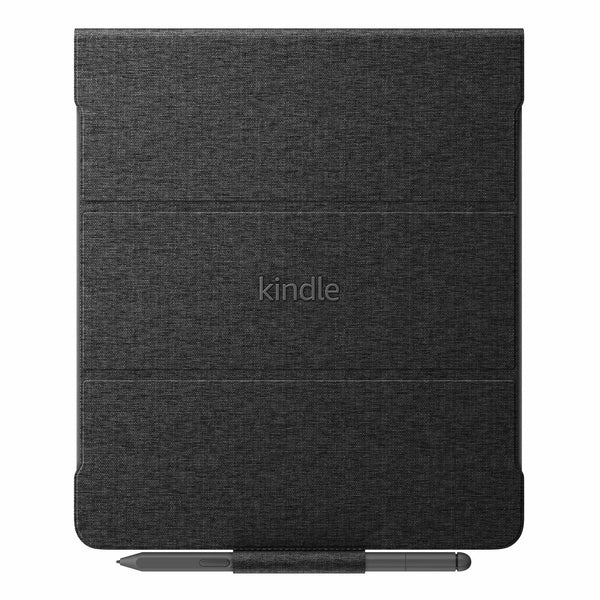 Amazon Kindle Scribe Fabric Folio Cover with Magnetic Attach, Sleek Protectiv...