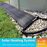 SunHeater S120U Universal Solar Pool Heater 2 by 20-Feet, Black 2 x 20,