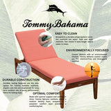 Tommy Bahama Chaise Cushion, 23" X 75" X 2.5", Bamboo Bay Mango