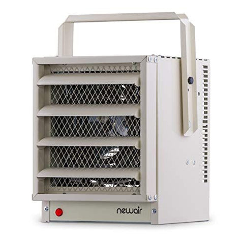 Newair Electric Garage Heater, Adjustable 8.90"D x 9.10"W x 11.25"H, White