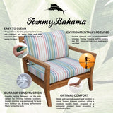 Tommy Bahama Deep Seating Lounge Cushion, 26" X 26" X 4", Bandeau Pastel