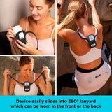 BLACK+DECKER Comfortpak, Wearable Cooling and Heating Device, Obsidian Black ...