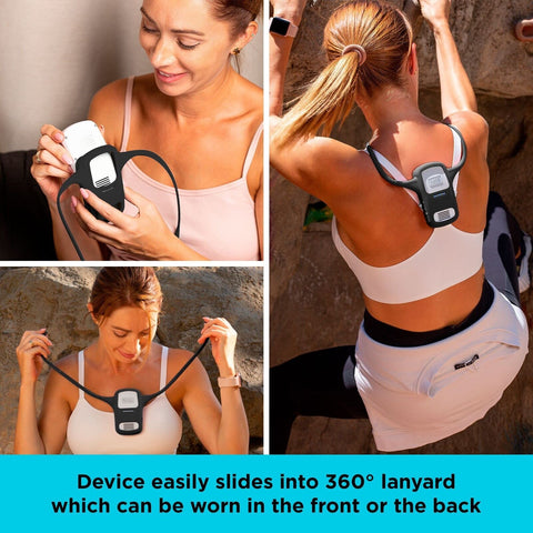 BLACK+DECKER Comfortpak, Wearable Cooling and Heating Device, Obsidian Black ...
