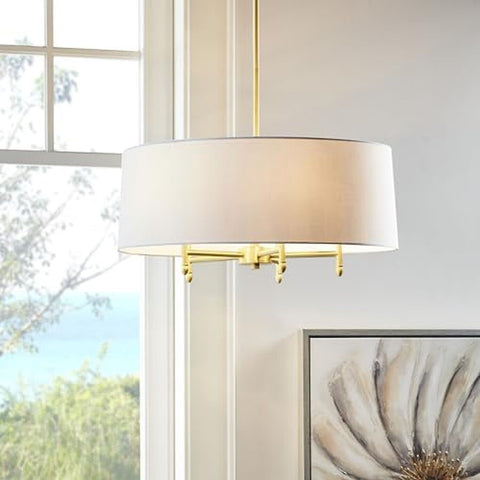 Hampton Hill Presidio Chandelier for Dining Room, 5-Light Chandelier for Entr...