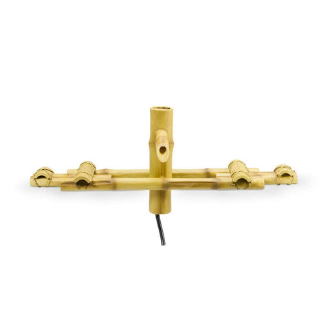 Aquascape Adjustable Pouring Bamboo Fountain for Ponds and Water Gardens, Pol...