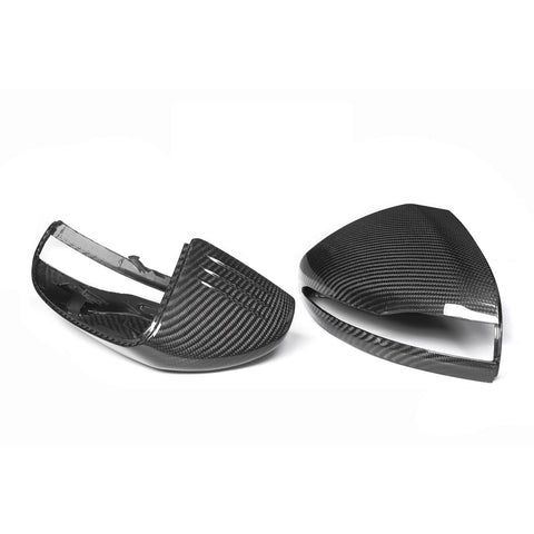 C Class W205 Mirror Cover,Real Dry Carbon Fiber Replacement Mirror Cap,Fit fo...