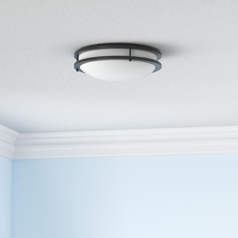 LUXRITE 12 Inch LED Flush Mount Ceiling Light, 5 Color Selectable 2700K | 300...