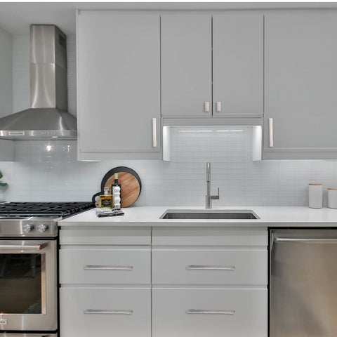 COTYKILEY 10 Pack 7 Inch(177mm) Brushed Satin Nickel Cabinet Handles Kitchen ...