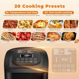 Nuwave Brio 10-in-1 Air Fryer 7.25Qt with Patented Linear 7.25QT Brio, Black