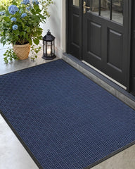 DEXI Front Door Mat Outside Entrance, All-Season Heavy Duty Rubber Doormat, F...