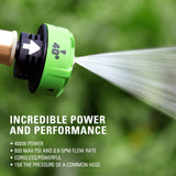 Greenworks 24V 600 PSI (0.8 GPM) Cordless Power Cleaner with (2) 2Ah Batterie...