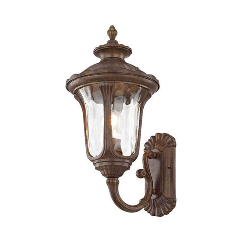 Livex Lighting 7652-58 Oxford 1 Light Imperial Bronze Cast Aluminum Wall Lant...