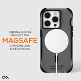 Case-Mate Tough Grip Smoke Black iPhone 15 Pro Case [16ft D3O Drop Protection...