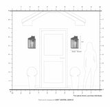Livex Lighting 20584-01 Nyack Antique Brass 3 Light Outdoor Wall Lantern