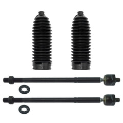 TRQ Steering Inner Tie End Boot Bellow Front LH RH Kit Set 4pc for 2009-2013 ...