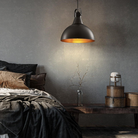 Black Pendant Light 2 Packs, Kitchen Pendant Light, Farmhouse Pendant Light, ...