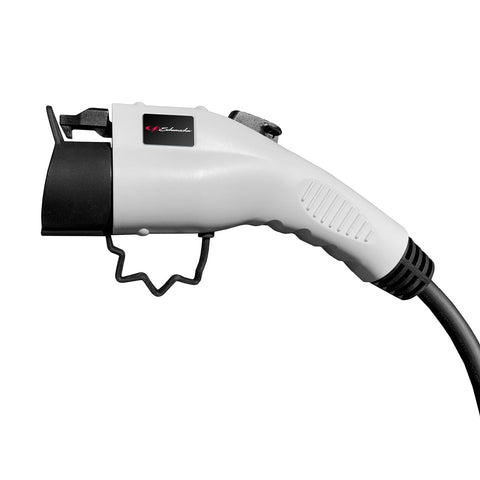 Schumacher SC1455 Level 2 EV Charger - with Adaptor + 28-Foot White and Black