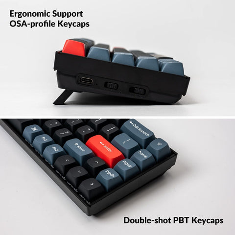 Keychron K6 Pro Wireless Custom Mechanical Keyboard, QMK/VIA Programmable Mac...