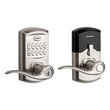 Kwikset 99170-001 SmartCode 917 Keypad Keyless Entry Traditional Satin Nickel