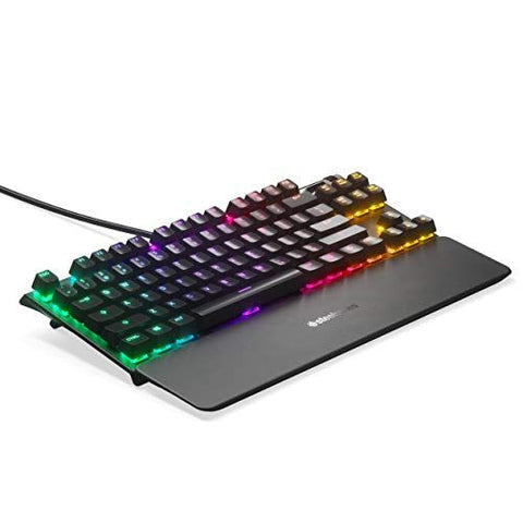 SteelSeries Apex 7 TKL Compact Mechanical 7 TKL, Red – Linear & Quiet