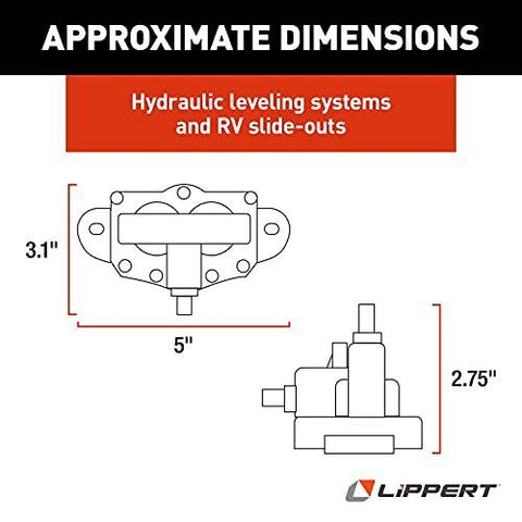 Lippert Replacement Dual-Polarity Reversing Size: Pack of 1, Black & Silver