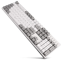 DURGOD Gaming Mechanical Keyboard with Cherry MX Silent Red Switches - 104 Ke...