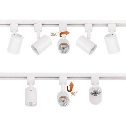 mirrea LED Track Lighting Heads Compatible with Single Circuit J Type Rail Ce...