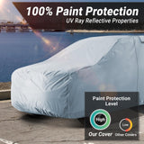 iCarCover 18-Layer SUV Car Cover Waterproof All Weather, UV Sun Protection Fu...