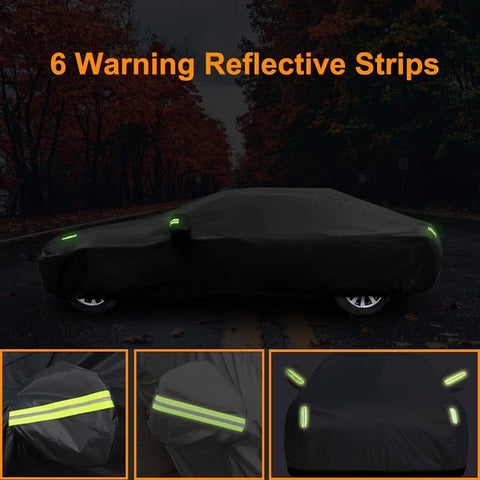 Car Cover Compatible with Chevrolet Corvette C8 2024-2020, Waterproof All Wea...