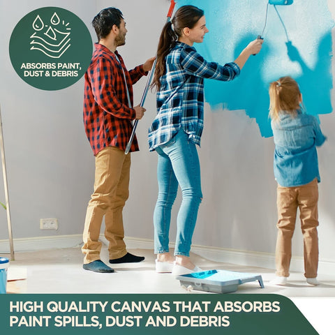 Heavy Purpose Canvas Drop Cloth with Grommets by CCS CHICAGO CANVAS & SUPPLY ...