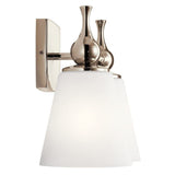 Kichler, Cosabella 15 Inch 2 Light Vanity Light with Satin Etched Cased Opal ...