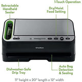 FoodSaver Vacuum Sealer Machine with 18.80 x 9.50 x 10.60 inches, Silver