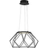 Progress Lighting Geodesic LED Collection Matte Black LED Mid-Century Modern ...