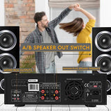 Pyle 300W Digital Stereo Receiver System - AM/FM Qtz. One Size, Black