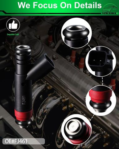 SZKAIDG Fuel Injectors for:-Ford Explorer Sport Trac 2006-2010 for:-Mustang 2...