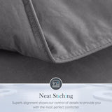 Ousidan Feather Down Comforter King Size - Medium Warm All Season Soft Duvet ...