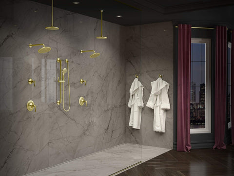 Pfister LG89-8RHBG Rhen Tub and Shower Trim, Brushed Gold