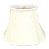 Royal Designs Oval Inverted Corner Lamp Shade, Eggshell, (11 x 9)" x (19 x 16...