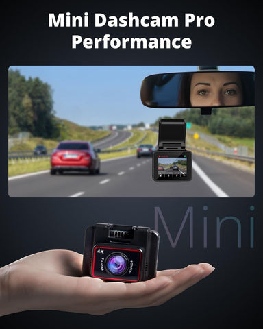 Kingslim Dash Cam Front, 4K Dash Camera for Cars with Free 64GB SD Card, WiFi...